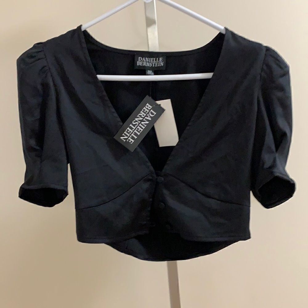 DANIELLE BERNSTEIN CROP JACKET